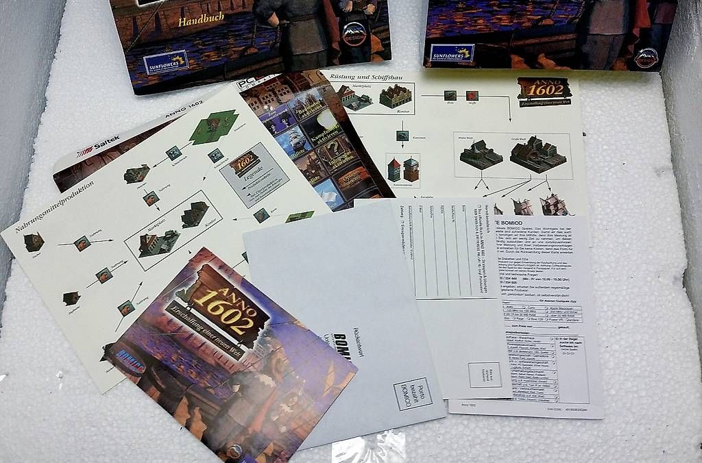 Giochi: ANNO 1602 BIG BOX PC CD-ROM GAME DE KOMPLETT – Usato da Reinach BL venduto da mon_89wb 2
