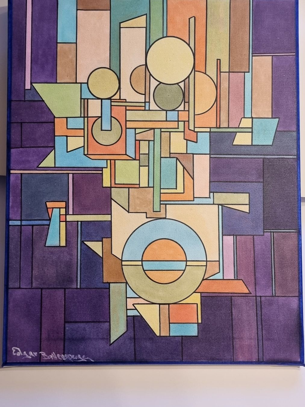 Poster & Bilder: EDGAR BALTENSPERGER    ORIGINAL AUF LEINWAND SIGNIERT – Gebraucht aus Gersau von grafik-kunst 4