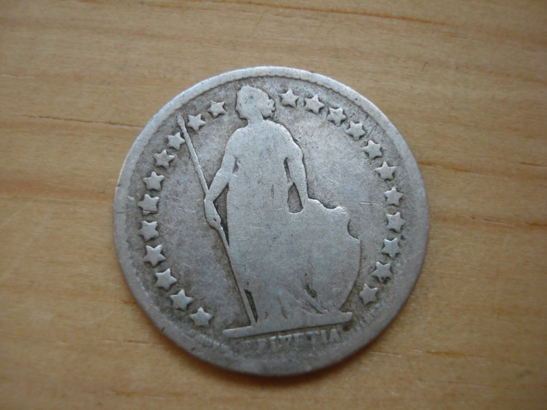 Tutti le monete: (D) 1/2Fr   1901 – Usato da Erlach venduto da Net-Coins 1