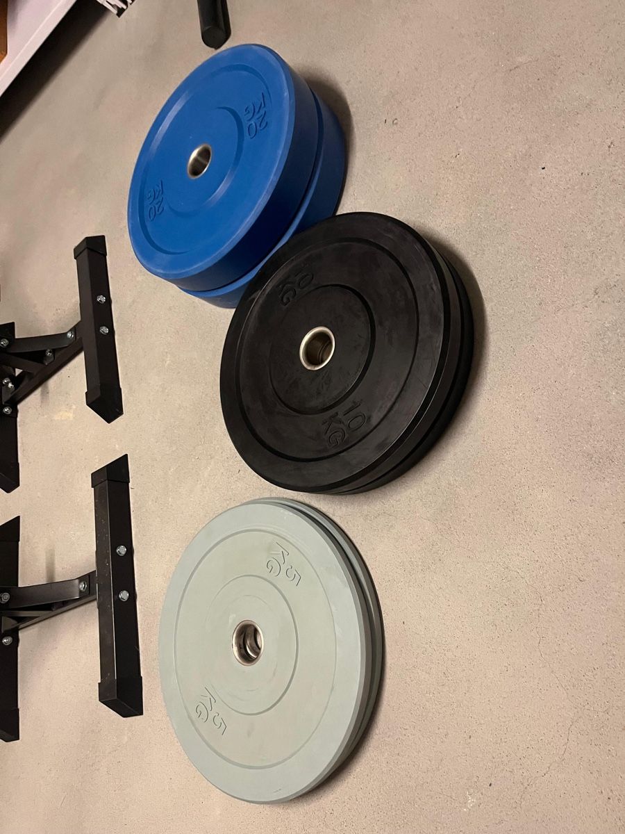 Manubri & Pesi: Bumperplates (Gewichtsplatten) Olympisch – Usato da Dietikon venduto da mockm 2