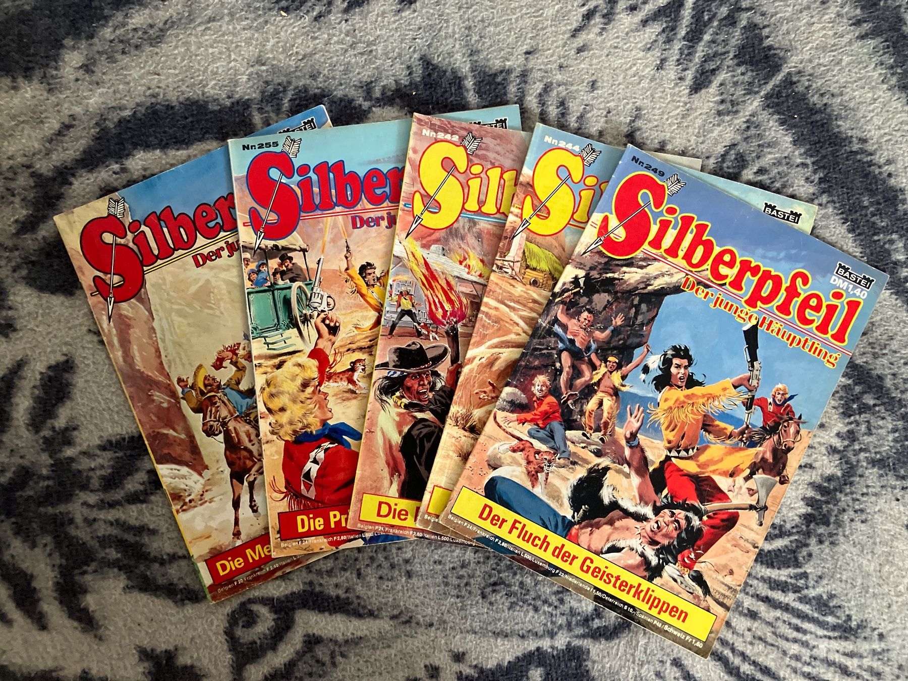 BD: Silberpfeil Comics von Bastei. 5 Stück – D'occasion à auenstein par spyrou