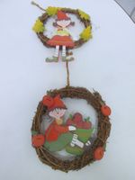 Herbstdekoration zum Aufhängen aus Holz