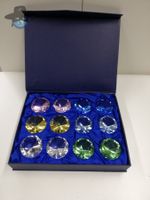 12 Glas Diamanten / 5 cm  / in Kartonbox