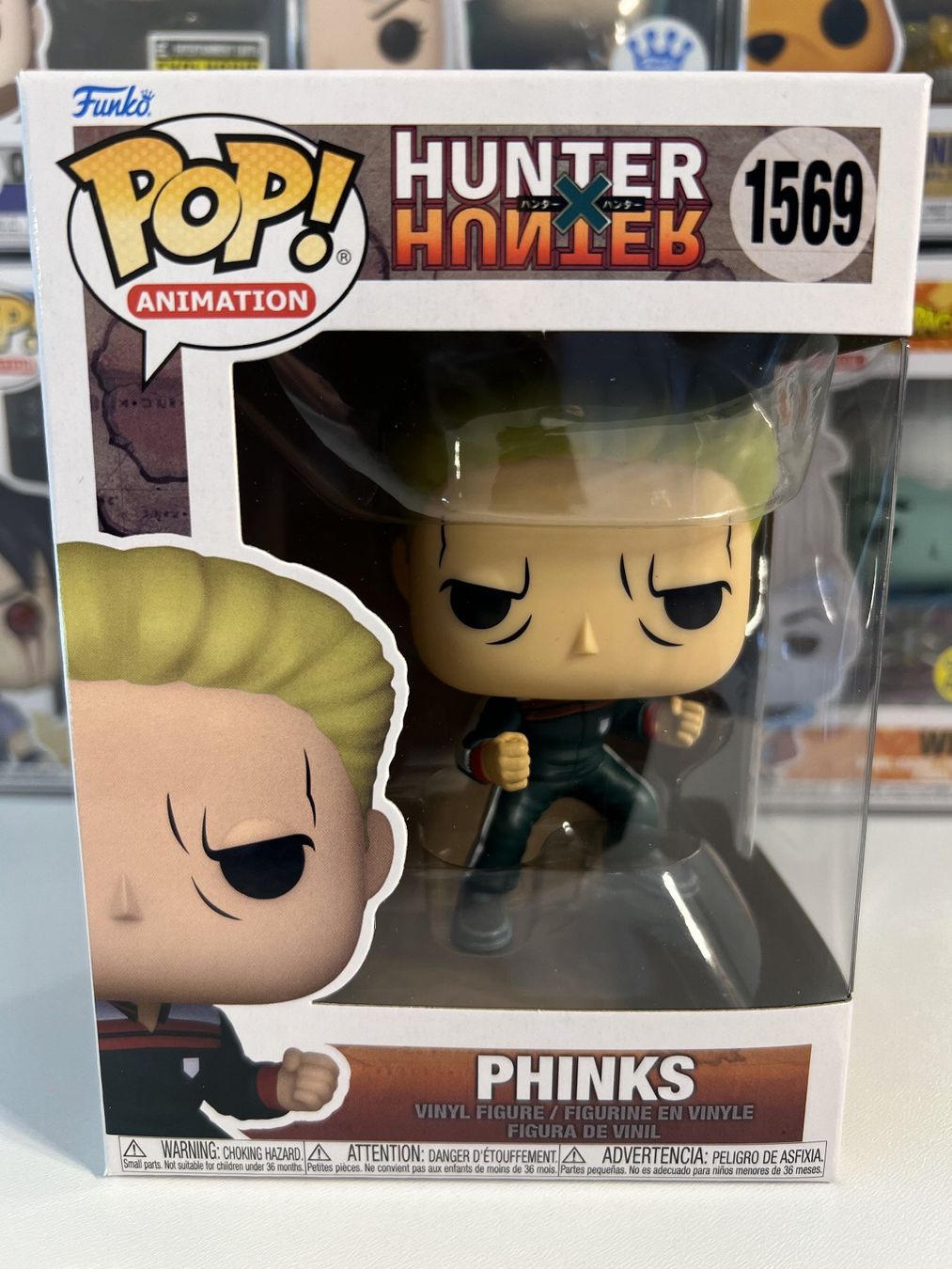 Funko Statuette: Funko POP! Animation Hunter x Hunter Phinks – Nuovo e nell'imballaggio originale da Le Mouret venduto da perfectbijou