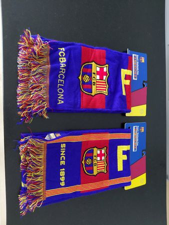 2 FC Barcelona Fanschals neu mit Etikett
