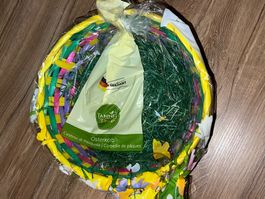 Neuer, farbenfroher Osterkorb für die Ostereiersuche!