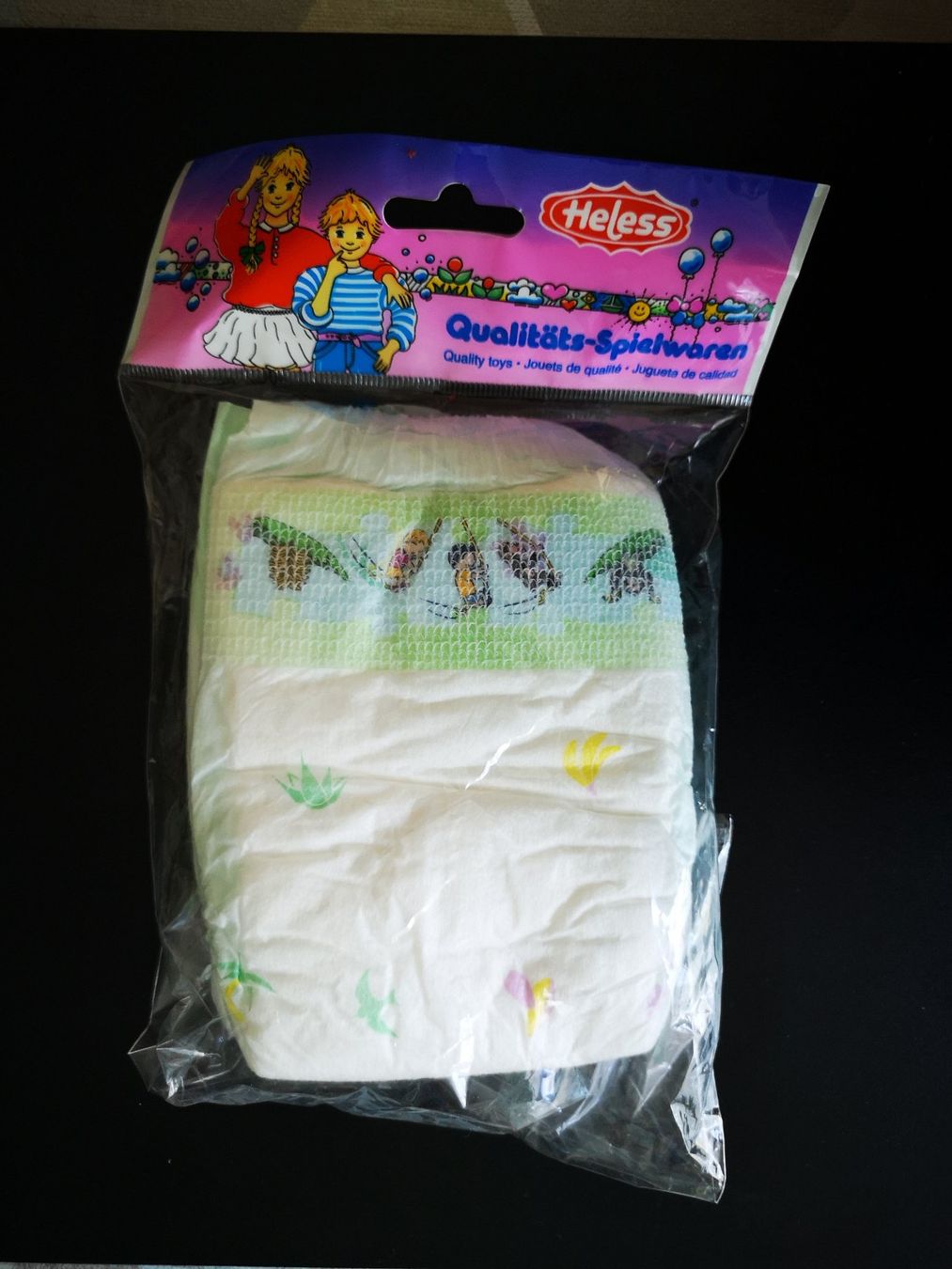 Bambole: 2 Stück Heless Puppenwindeln neu & OVP – Nuovo e nell'imballaggio originale da Liestal venduto da Gitterli01