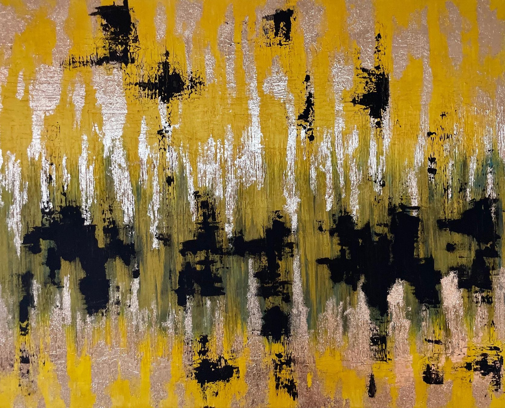 Gemälde: Black Ember in Metallic Pulse Textured Painting – Neu und originalverpackt aus Zürich von chj_855s 5