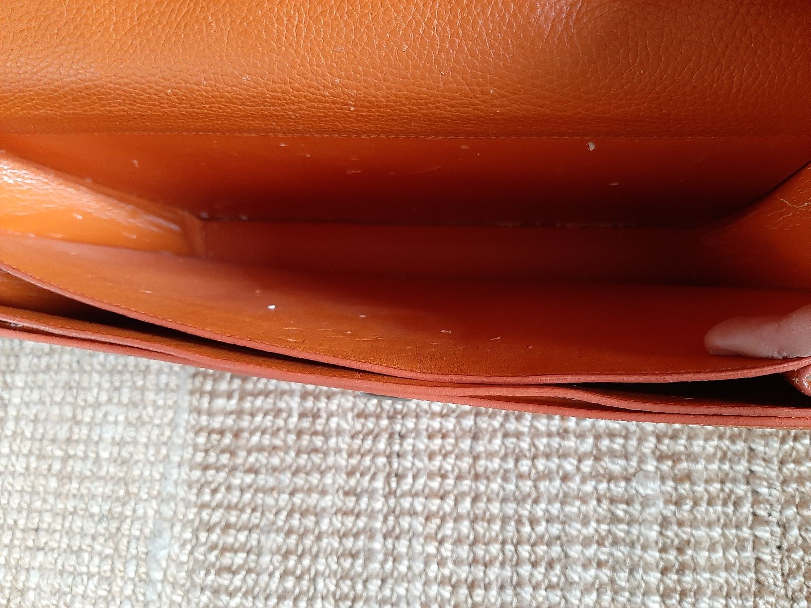 Valigie & Borse: Melette orange 100%cuir – Usato da Lausanne venduto da Cognitia 5