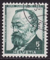 Pro Juventute SBK-Nr. 93 (Gottfried Keller 1940) gestempelt