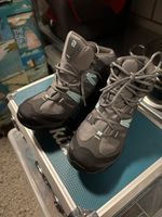 Salomon Wanderschuhe Damen grau blau neuwertiger Zustand