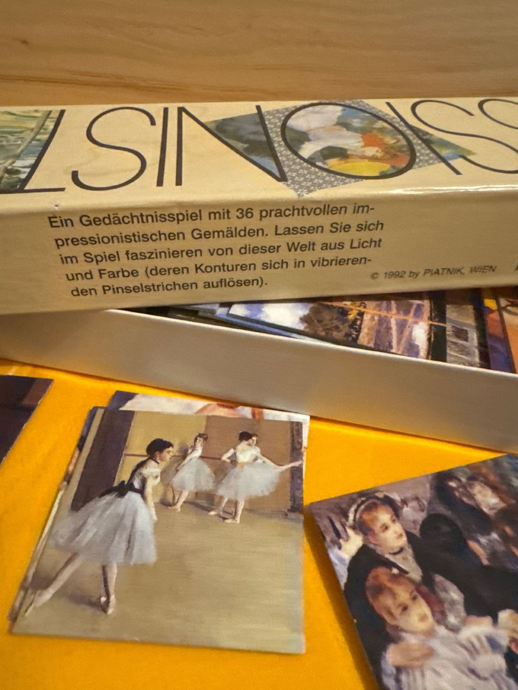 Spiele: Memory Impressionist – Gebraucht aus Thun von Atelier 2