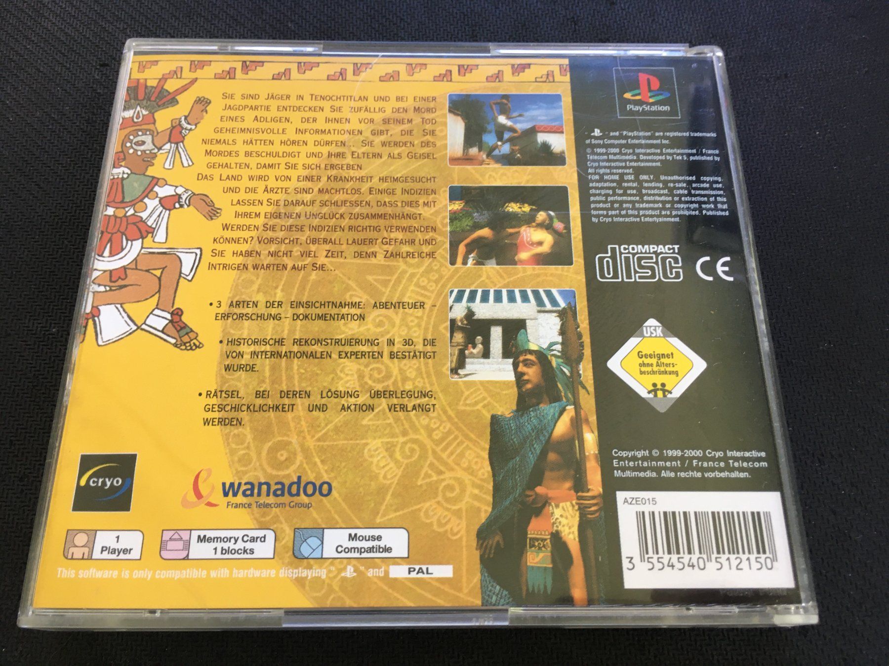 Sony Giochi: Der Fluch der Azteken - Playstation 1 / PS1 – Usato da St.Gallen venduto da Punktchen01 2