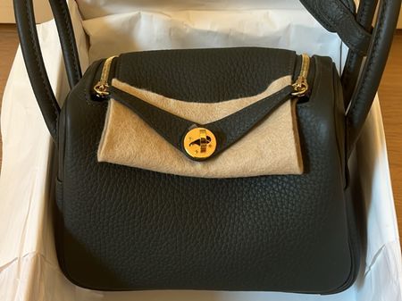 Orig. Hermes mini Lindy Tasche permabrass HW NEU full set