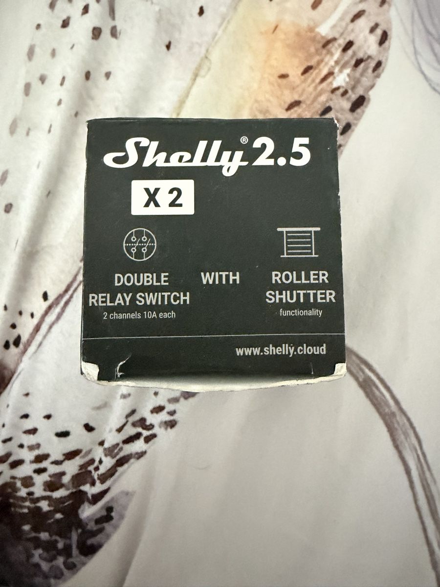 Shelly Componenti elettronici: Shelly 2.5 "Double Relay Switch" mit "Roller Shutter" (X2) – Nuovo e nell'imballaggio originale da Frauenfeld venduto da _elle.Mich9