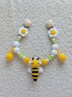 Kinderwagenkette Biene mit Rassel
