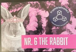 Kryptobriefmarke - Nr. 6 The Rabbit, silbernes Diadem
