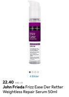 John Frieda Frizz Ease Weightless Repair Serum 50ml