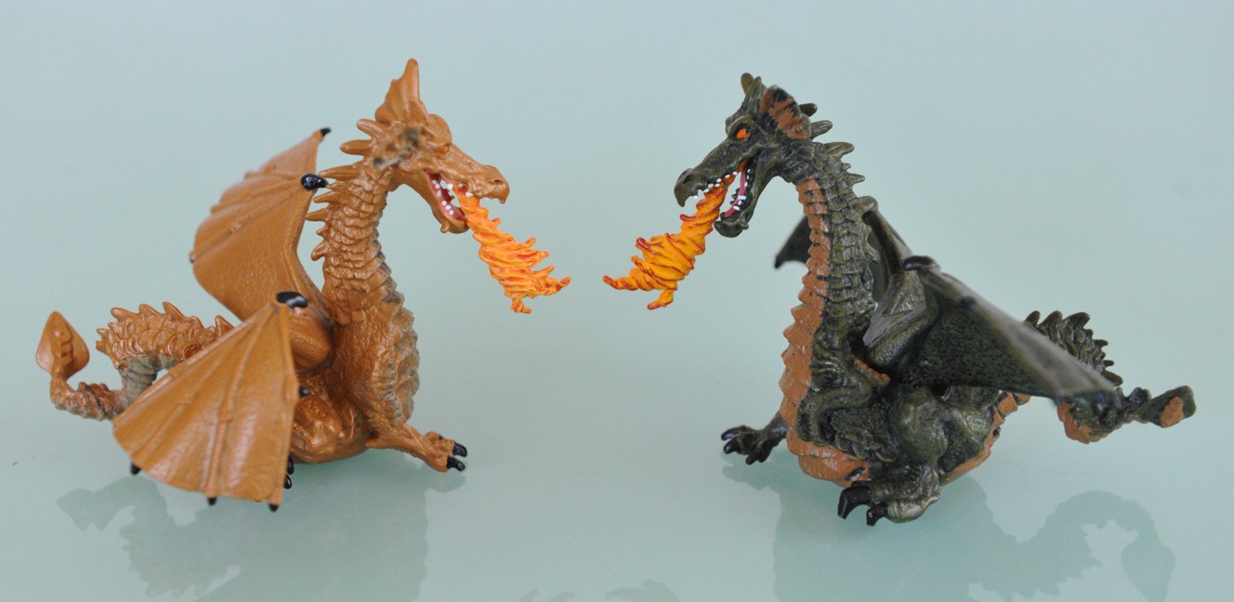 Statuette: Papo feuerspeiende Drachen – Usato da Hofstetten SO venduto da Edradour3