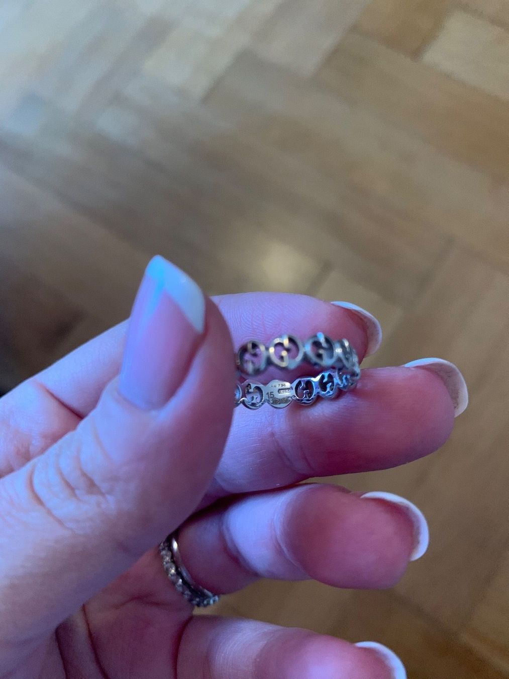 Gucci Anelli: Gucci Ring Weissgold – Usato da Glattbrugg venduto da A.S.90
