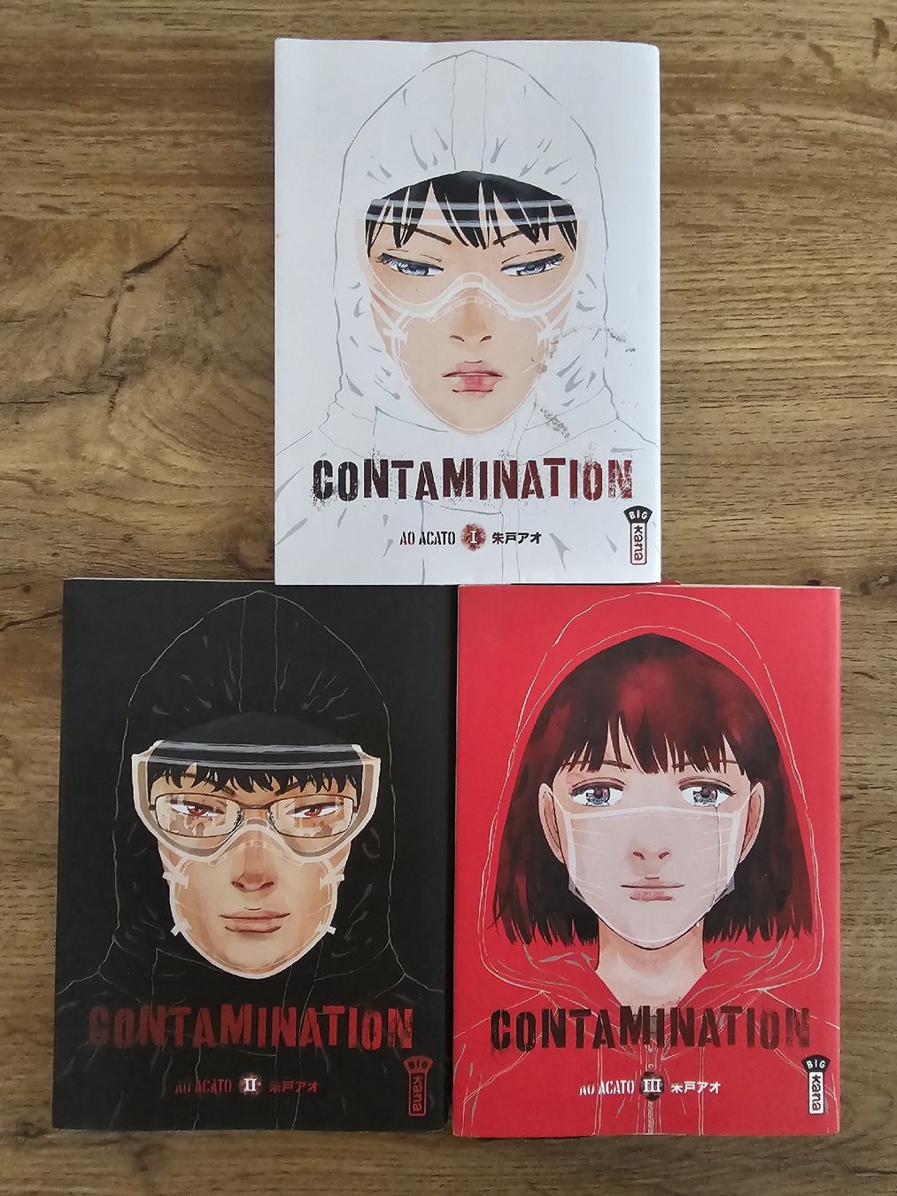 Fumetti: Lot de 3 mangas Contamination – Nuovo (secondo la descrizione) da Veytaux venduto da bogoss