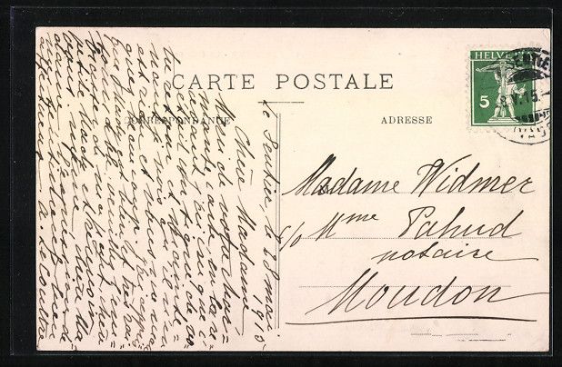 Cartoline postali: AK Le Sentier, La Golisse, 1915 – Usato da Berlin venduto da bartko-reher 1