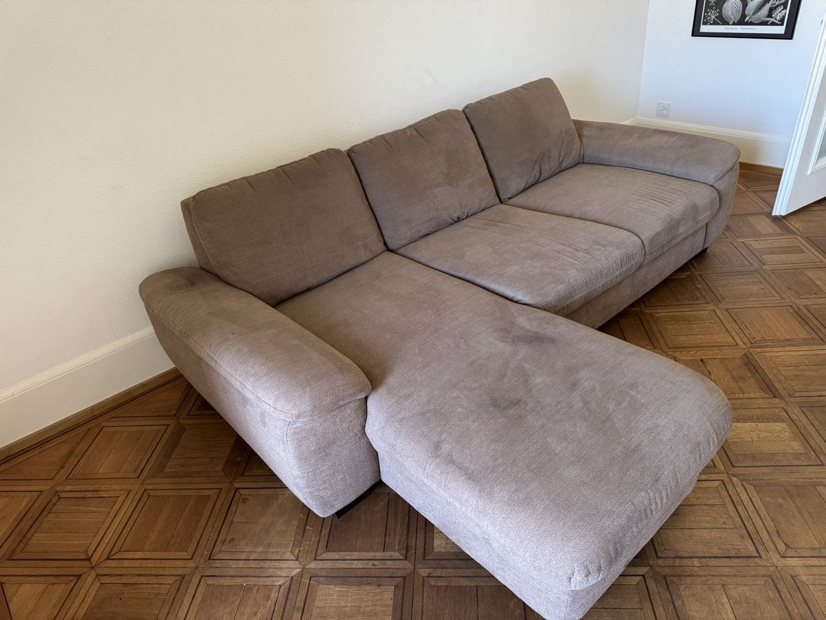 Sofas: Braunes bequemes Stoffsofa – Gebraucht aus Zürich von vinzenzwaelchli 1