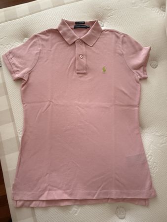 Ralph Lauren Pink Polo Shirt - Women's Size Medium.