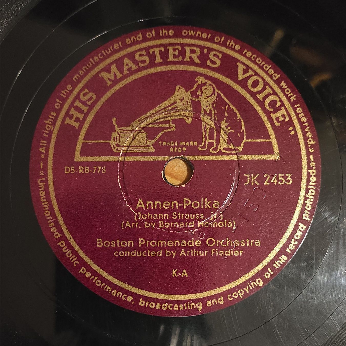 Dischi in vinile: Boston Promenade Orchestra - Leichtes Blut, Shellack – Usato da Winterthur venduto da sumpfis