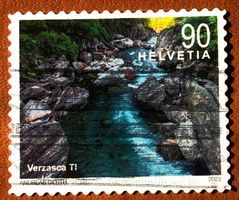 Neue CH Briefmarken mit Stempel 2022