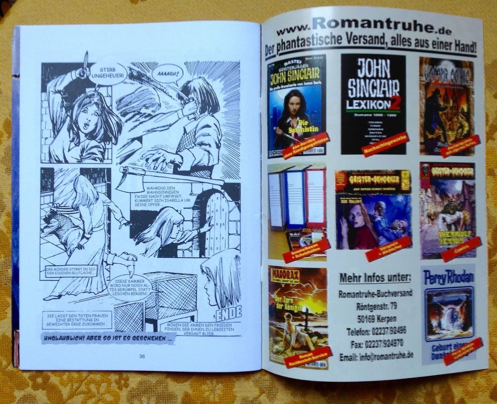 Comics: Geister-Schocker Heft Nr 0 von 2011 – Neu (gemäss Beschreibung) aus Endingen von nathan05 5