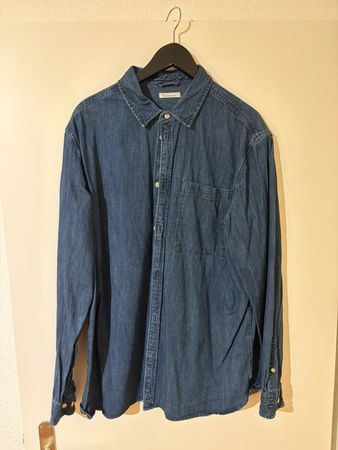 KnowledgeCotton Apparel Denimhemd Herren XL – Bio-Baumwolle