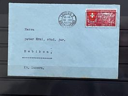 Brief Luzern-Nebikon, 1939