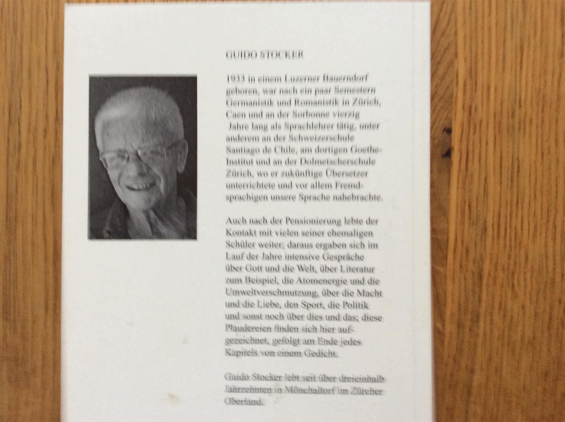 Libri: Guido Stöcker Gespräche mit Pedro – Usato da Wetzikon ZH venduto da Libelle01 1