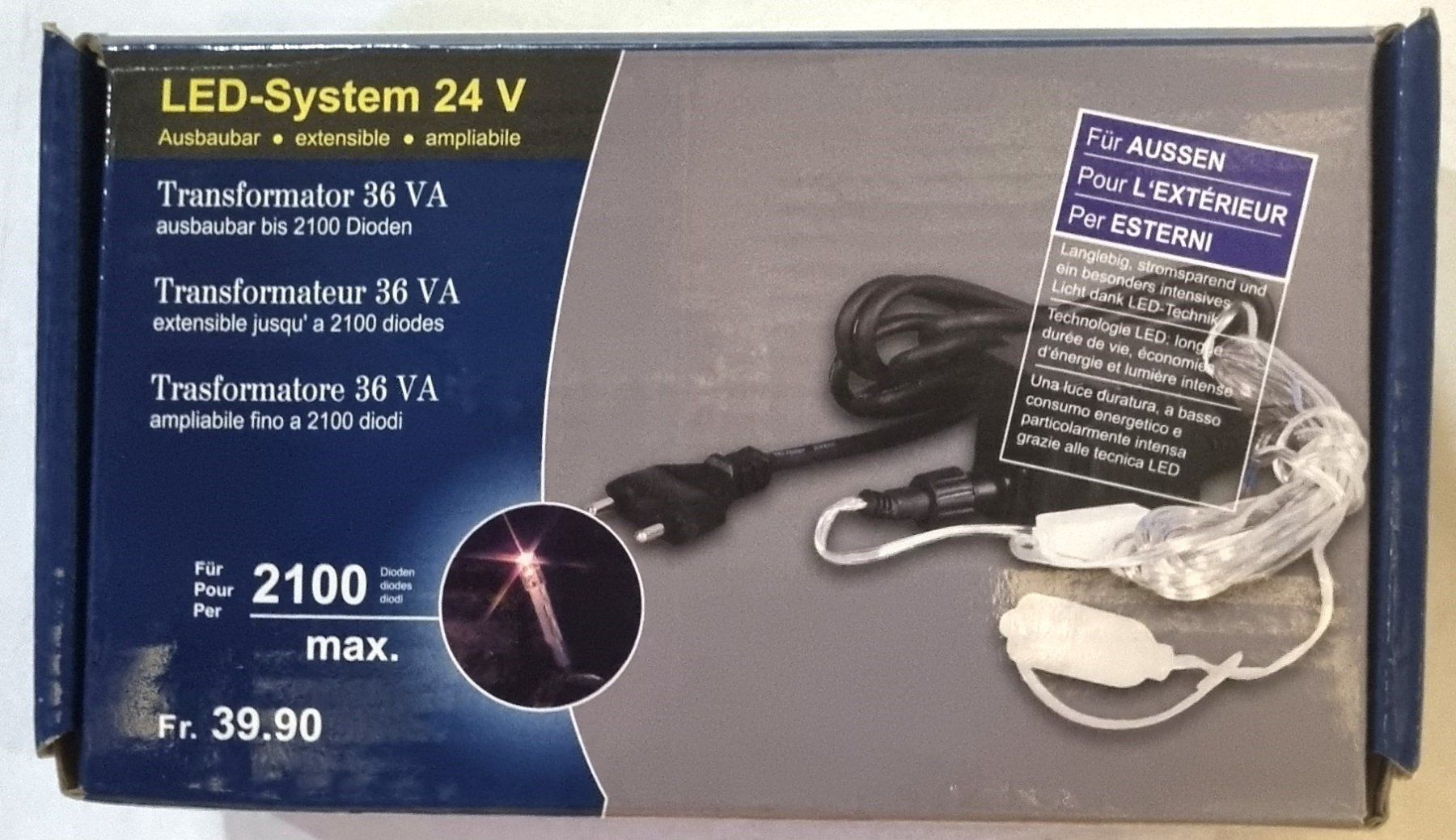 Migros Lichterketten & Leisten: LED-System 24V mit Transformator 36 VA – Gebraucht aus Bern von ros_v7ry 4