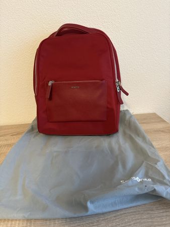 Samsonite Rucksack dunkelrot 