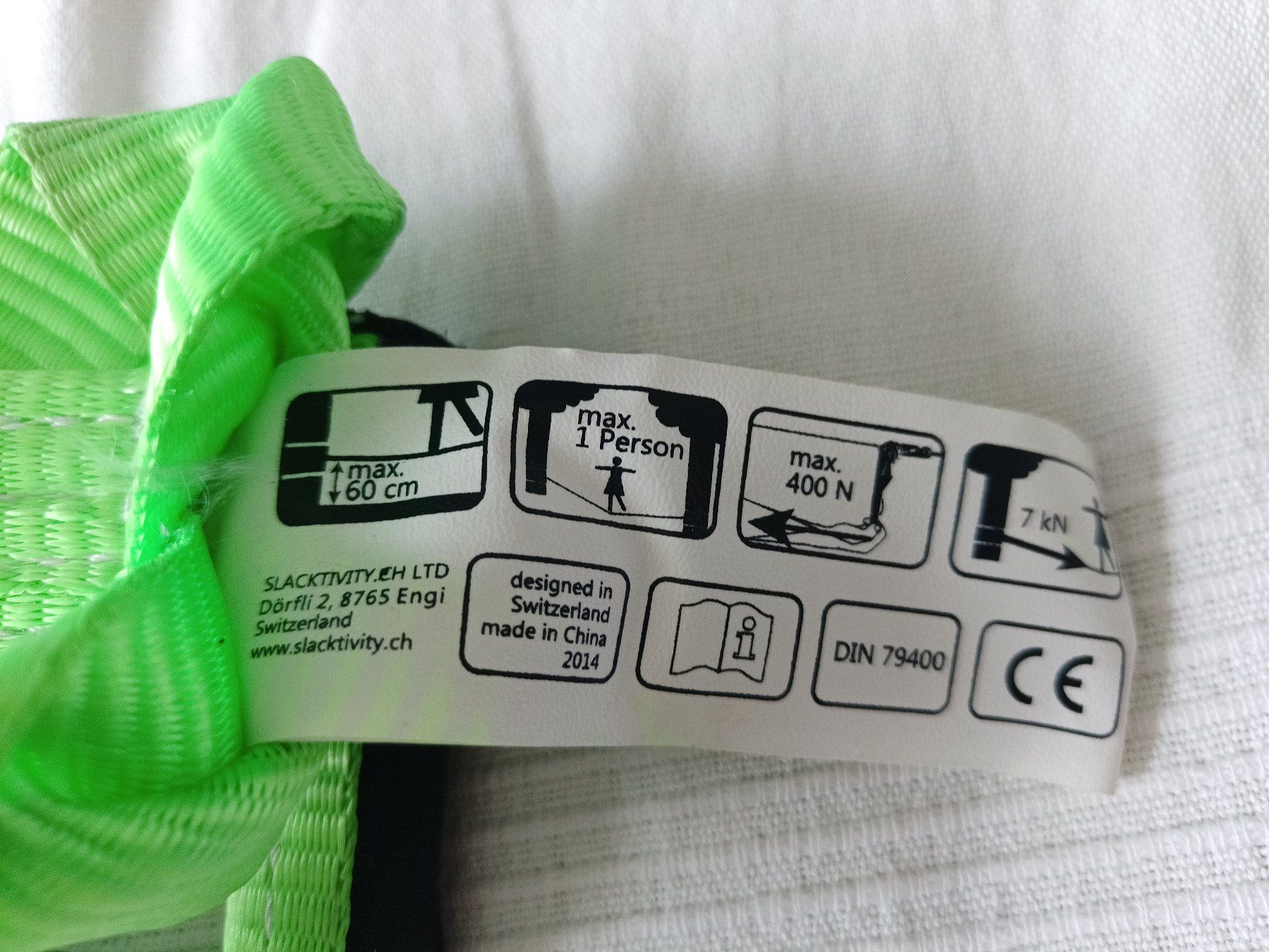 Slackline: Experience Slackline | 30m Set - top Zustand – Nuovo (secondo la descrizione) da Dielsdorf venduto da Warawawa 3