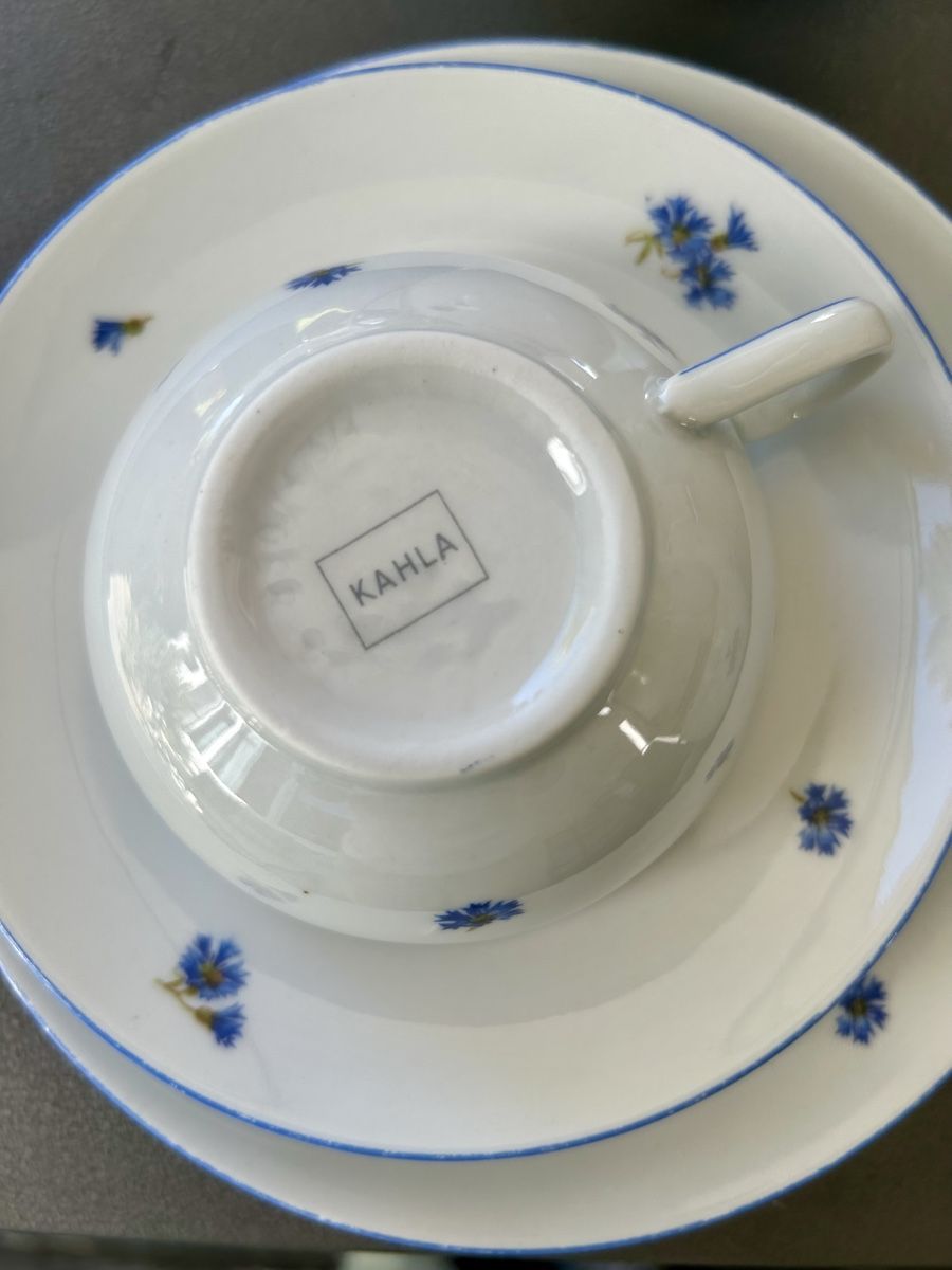 Kahla Set di piatti: KAHLA Kaffee- Milchkrug Zuckerdose – Usato da St.Gallen venduto da Willisg 5
