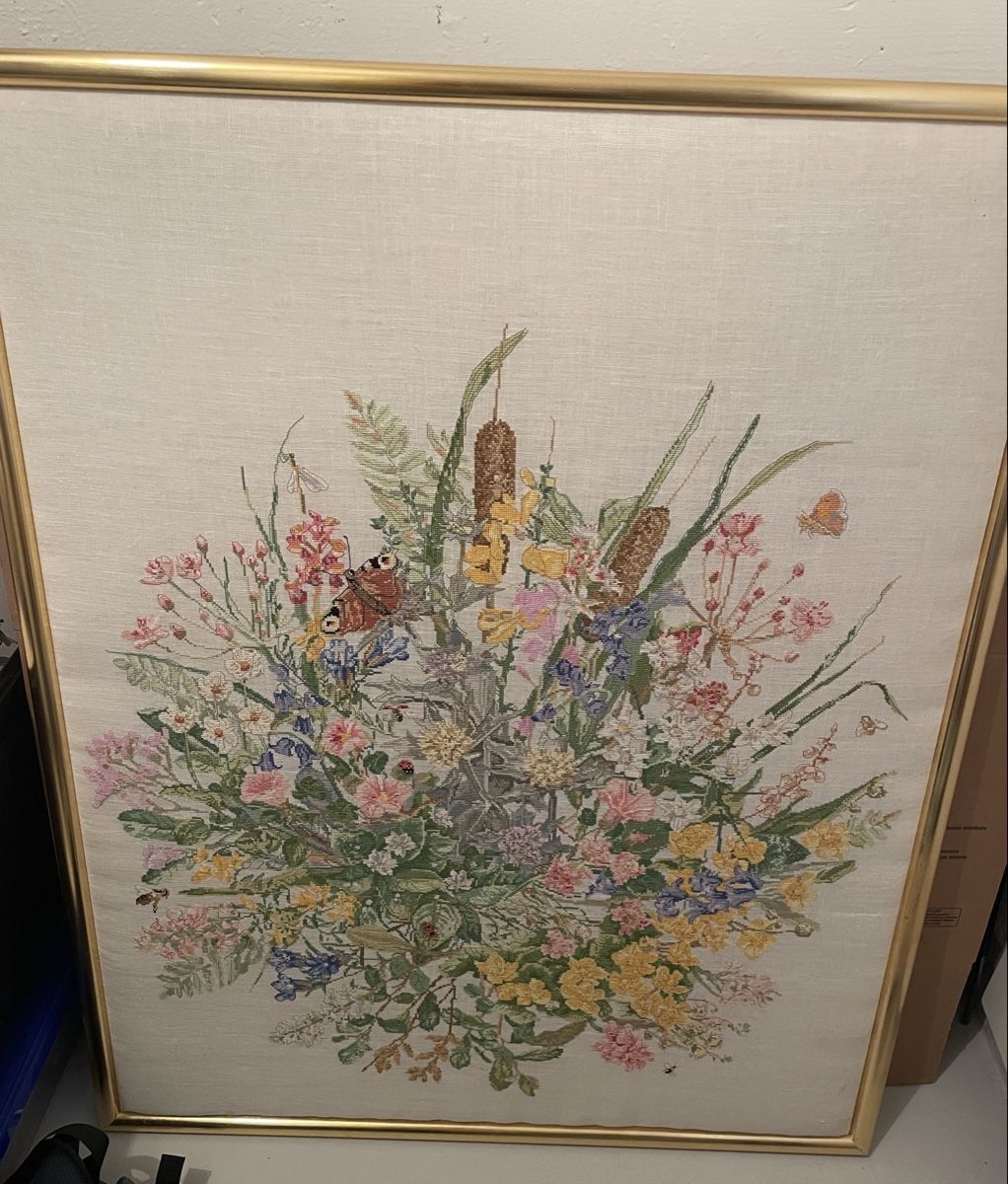Foto & Immagini: Grosses handgesticktes Bild 110x85cm – Usato da Grüningen venduto da asomeg