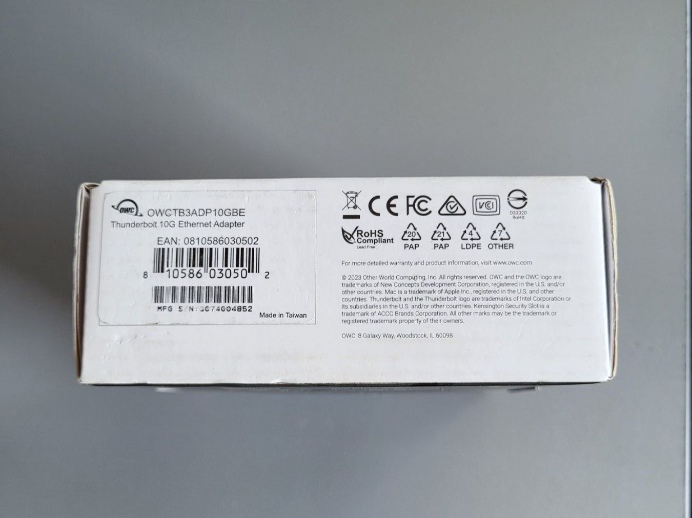 OWC Laufwerke & Adapter: OWC Thunderbolt 10G Ethernet Adapter - Wie neu! – Neu (gemäss Beschreibung) aus Rümlang von Greenliff 3
