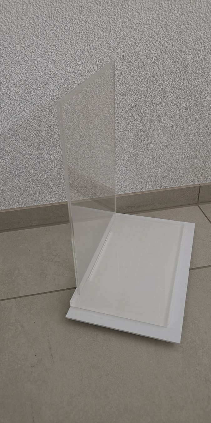 Altro in Decorazioni & Accessori: Display-/Informationsschild mit Standfuss, A4 – Usato da Itingen venduto da schweizersternchen 2