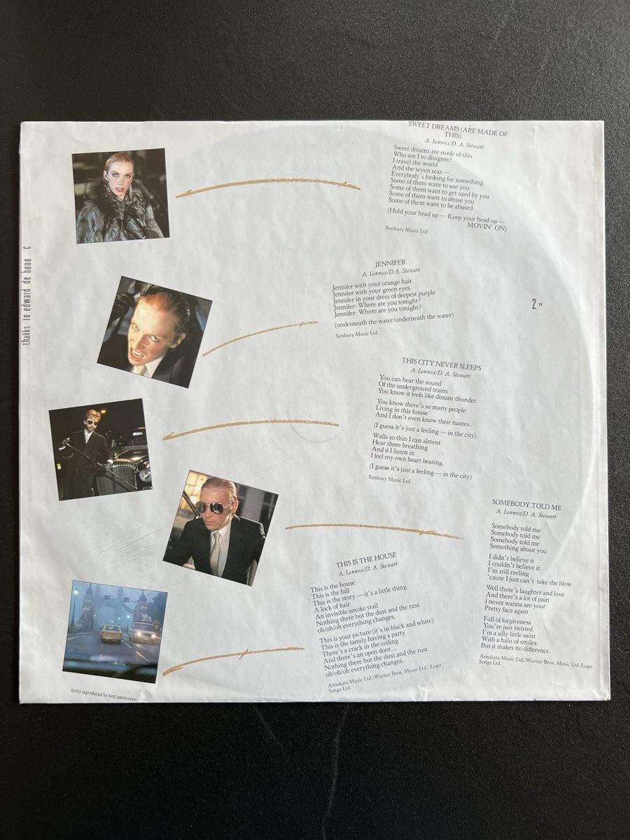 Dischi in vinile: Eurythmics - Sweet Dreams (Vinyl) – Usato da Sulgen venduto da Silar 3