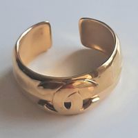 Rare bracelet manchette CC Chanel vintage