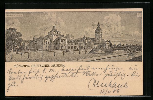 Cancelleria postale: München, Deutsches Museum, Ganzsache Ba – Usato da Berlin venduto da bartko-reher
