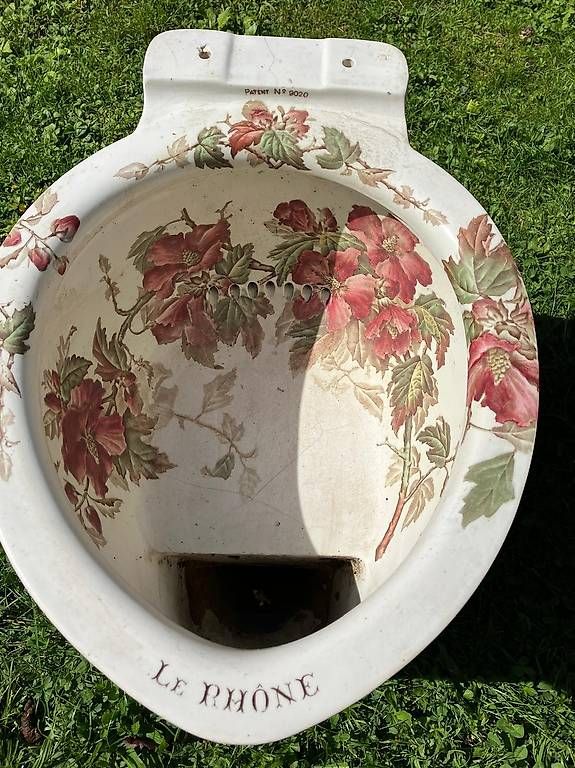 Sabbiera per bambini: Décoratif une ancienne cuvette de WC  – Usato da Genève venduto da chr_8ncs 2