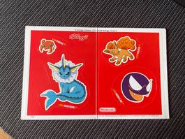 Pokemon Aquana Nebulak Rot Kelloggs Nintendo Vintage 2000