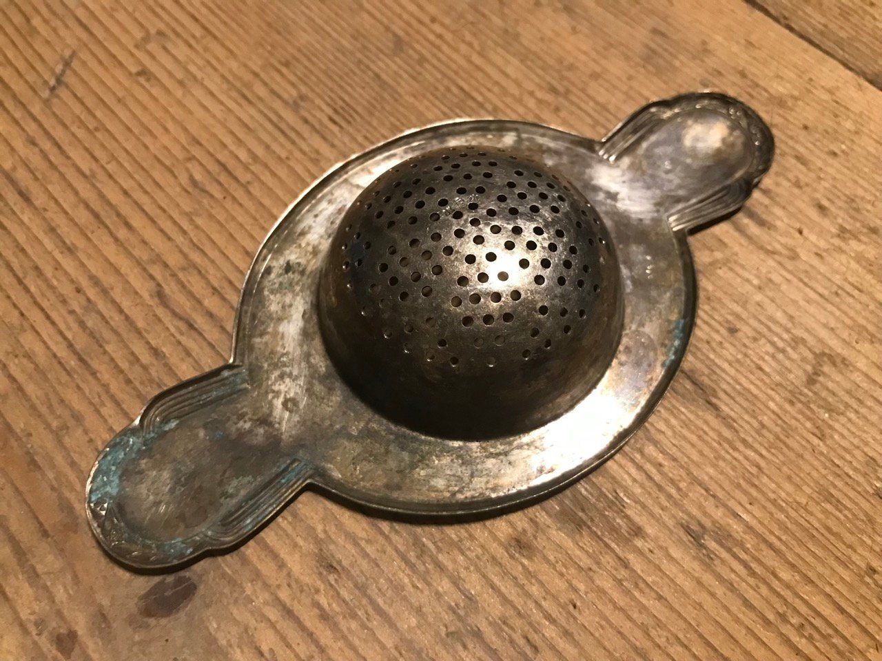 Elettrodomestici da cucina: Vintage Teesieb aus Silber – Usato da Basel venduto da jillybean 1