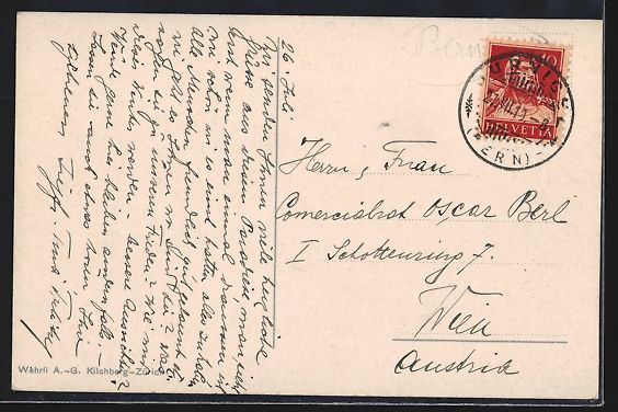 Cartoline postali: Gurnigel-Bad, Ortsansicht mit Umgebung u – Usato da Berlin venduto da bartko-reher 1