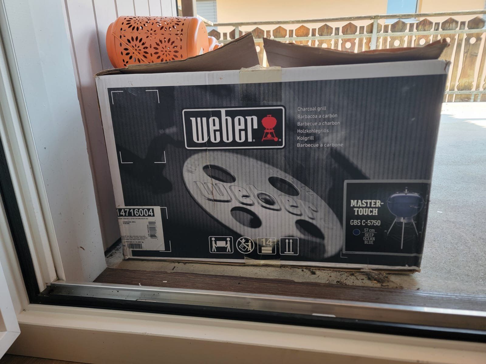 Weber Griglie: NEU & OVP: Weber Master-Touch Blau + Abdeckung – Nuovo e nell'imballaggio originale da Schwyz venduto da nomos60 1