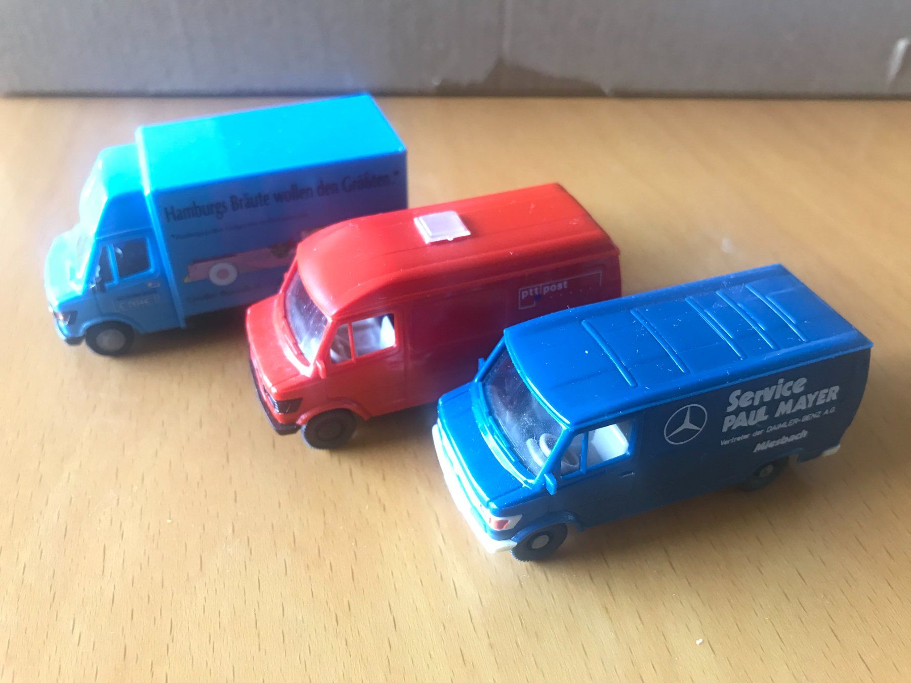 Modellini d'auto: 3x Mercedes Transporter – Usato da Luzern venduto da mey_s13